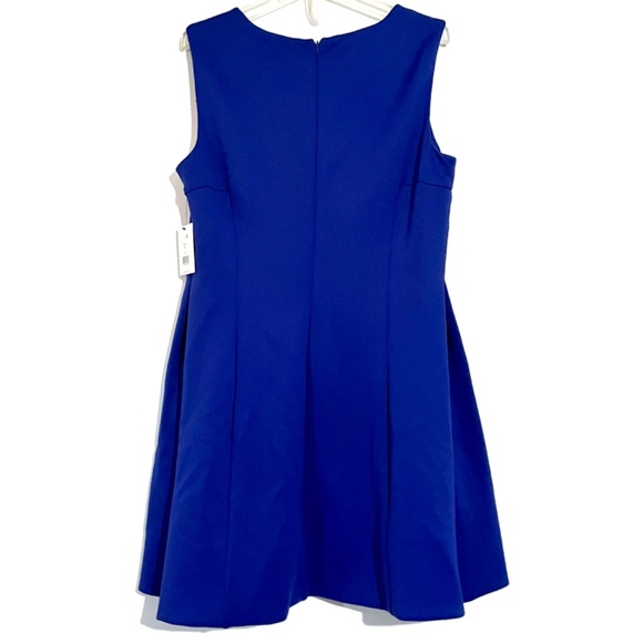Calvin Klein Structured Fit and Flare Dress - Picture 6 of 11